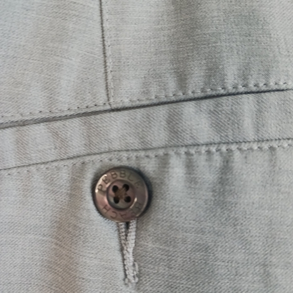 Size 38 Pebble Beach Dry Luxe Performance Mens Short Golf Athletic Gray - Picture 4 of 10